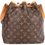 Louis Vuitton Canvas Monogram Sac Noe Petit Shoulder Bag