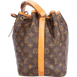 Louis Vuitton Canvas Monogram Sac Noe Petit Shoulder Bag