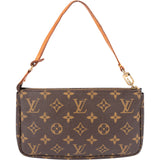 Louis Vuitton Canvas Monogram Pochette Accessoire Handbag