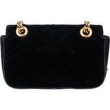 Gucci Limited Crystal Floral GG Marmont Crossbody Bag