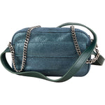 Stella McCartney Suede Leather Mini Falabella Crossbody Bag - vintageandkickz
