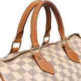 Louis Vuitton Damier Azur Monogram Speedy 35 Handbag