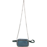 Stella McCartney Suede Leather Mini Falabella Crossbody Bag - vintageandkickz