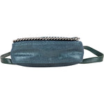 Stella McCartney Suede Leather Mini Falabella Crossbody Bag - vintageandkickz