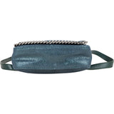 Stella McCartney Suede Leather Mini Falabella Crossbody Bag - vintageandkickz