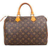 Louis Vuitton Canvas Monogram Speedy 30 Handbag