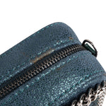 Stella McCartney Suede Leather Mini Falabella Crossbody Bag - vintageandkickz