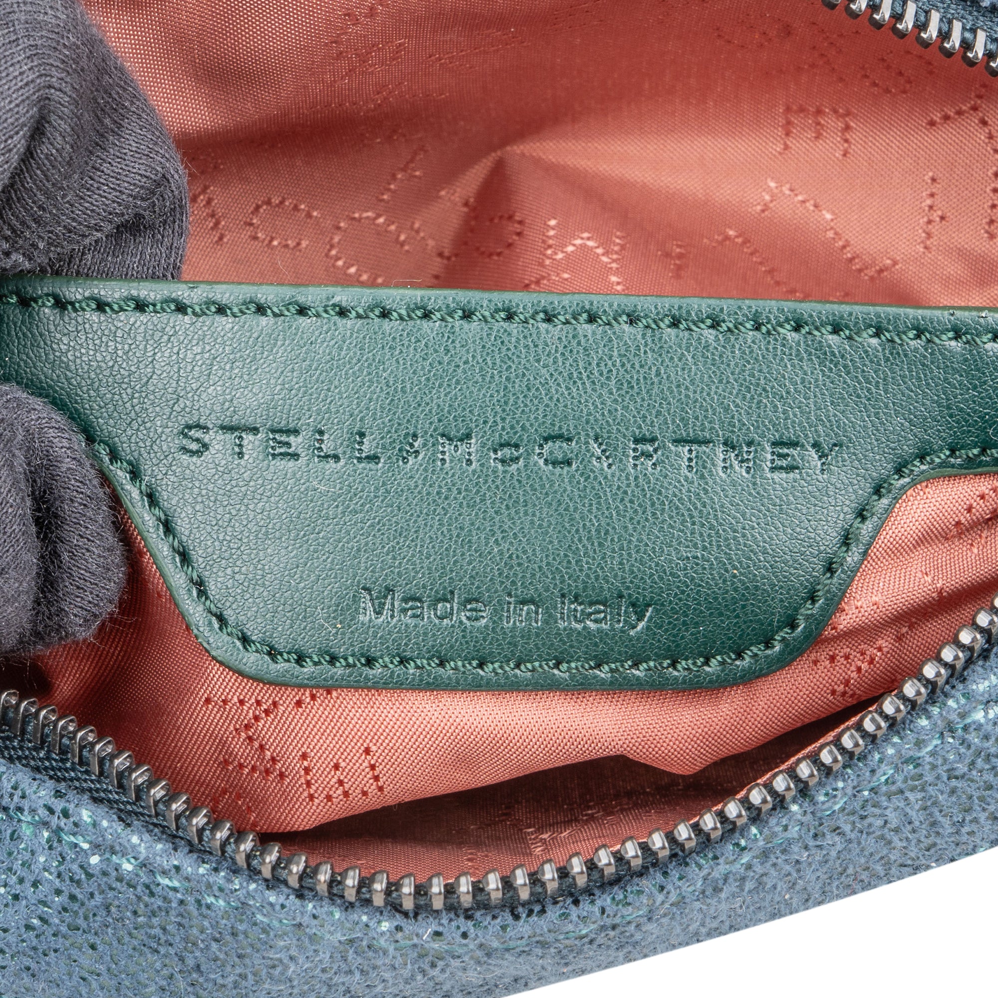 Stella McCartney Suede Leather Mini Falabella Crossbody Bag - vintageandkickz