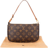 Louis Vuitton Canvas Monogram Pochette Accessoire Handbag