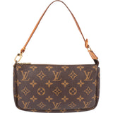 Louis Vuitton Canvas Monogram Pochette Accessoire Handbag