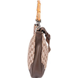 Gucci GG Monogram Bamboo Handbag