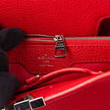 Louis Vuitton Rouge Leather Capucines MM Handbag