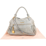 Miu Miu Classic Leather Padlock Handbag