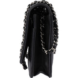 Chanel Quilted Lambskin Boy Wallet On Chain Crossbody Bag