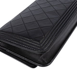 Chanel Quilted Lambskin Boy Wallet On Chain Crossbody Bag
