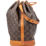 Louis Vuitton Canvas Monogram Sac Noe Grande Shoulder Bag