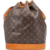Louis Vuitton Canvas Monogram Sac Noe Grande Shoulder Bag