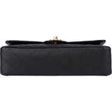 Chanel Quilted Caviar Leather Medium Double Flap Crossbody Bag