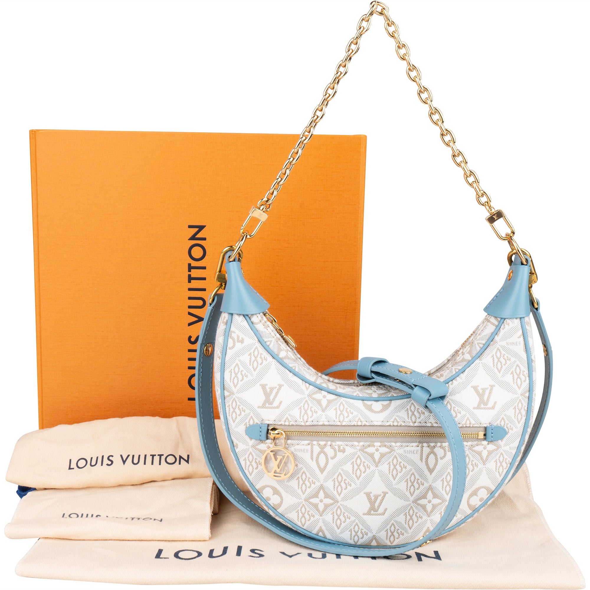 Louis Vuitton Jacquard 1854 Monogram Loop Crossbody Bag - vintageandkickz