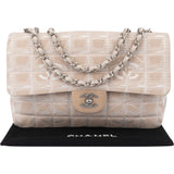 Chanel Travel Line Monogram Single Flap Crossbody Bag