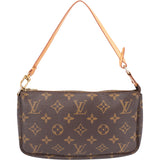 Louis Vuitton Canvas Monogram Pochette Accessoire Handbag