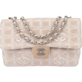 Chanel Travel Line Monogram Single Flap Crossbody Bag