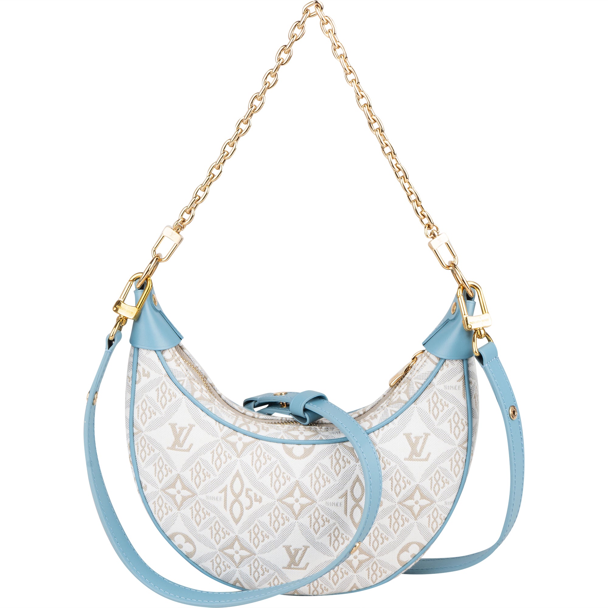Louis Vuitton Jacquard 1854 Monogram Loop Crossbody Bag - vintageandkickz
