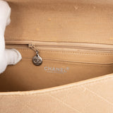 Chanel Quilted Cotton Single Flap Crossbody Bag