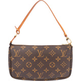Louis Vuitton Canvas Monogram Pochette Accessoire Handbag