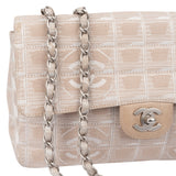 Chanel Travel Line Monogram Single Flap Crossbody Bag
