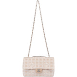 Chanel Travel Line Monogram Single Flap Crossbody Bag