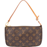 Louis Vuitton Canvas Monogram Pochette Accessoire Handbag