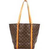 Louis Vuitton Canvas Monogram Sac Shopping Shoulder Bag