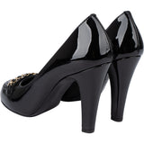Chanel Patent Leather Chain CC Heels (34)