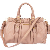 Miu Miu Classic Leather City Handbag