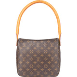 Louis Vuitton Canvas Monogram Looping MM Shoulder Bag