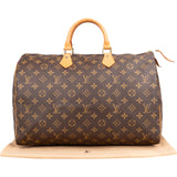 Louis Vuitton Canvas Monogram Speedy 40 Handbag