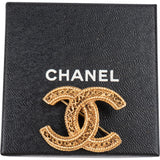 Chanel Golden CC Ornament Brooch