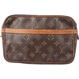 Louis Vuitton Canvas Monogram Compiegne 23 Clutch