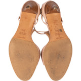 Hermès Pink Leather String Sandals (36,5)