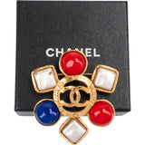 Chanel Golden France Brooch