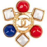 Chanel Golden France Brooch