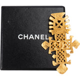 Chanel Golden Cross Brooch