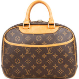 Louis Vuitton Canvas Monogram Trouville Handbag