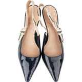 Christian Dior Patent Leather JÁdior Slingback Heels (38)