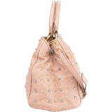 Miu Miu Quilted Cammeo Leather Pins Handbag