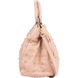 Miu Miu Quilted Cammeo Leather Pins Handbag