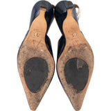 Christian Dior Patent Leather JÁdior Slingback Heels (38)