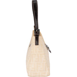 Fendi FF Monogram Baguette Buckle Shoulder Bag