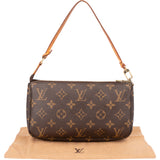 Louis Vuitton Canvas Monogram Pochette Accessoire Handbag